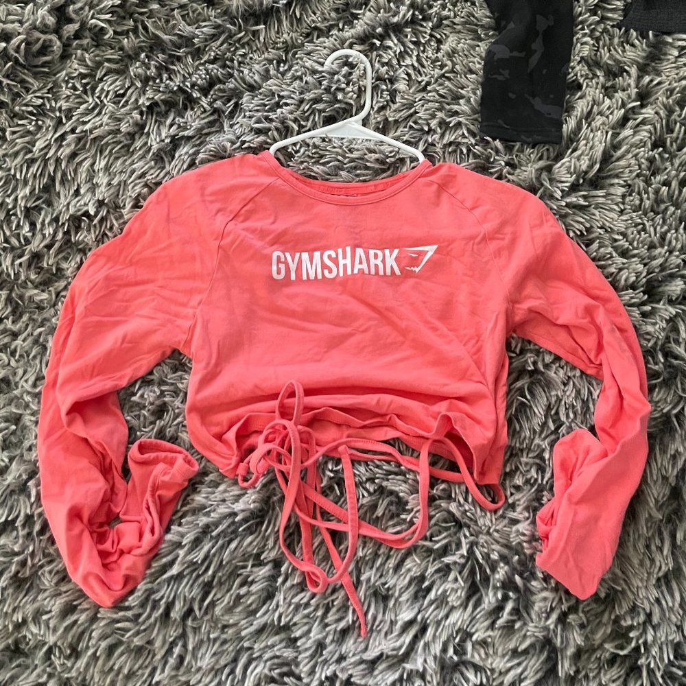 pink gymshark long sleeve